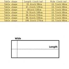 HXARTMIS 1 Peça Toalha de Mesa Elegante Bicolor Girassol Vazado em Renda, Caminho de Mesa, Retangular, Tecido de Cobertura de Mesa, Decoração Central Moderna, Bordada, Poliéster, Jardim ao Ar Livre, Sala de Jantar, Cozinha, Sala de Estar, Decoração de Café, Decoração de Feriado para Ano Novo, Casamento, Dia das Mães, Disponível em Vários Tamanhos - Café Branco - Visão 12