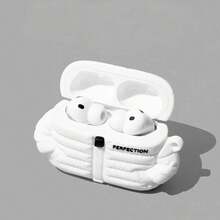 Creative Personalized Down Jacket Earphone Case - White - View 5