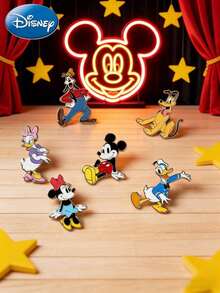 1 chiếc huy hiệu cài áo tráng men chính hãng Disney hình Mickey Mouse, Minnie Mouse, Daisy, Donald Duck, Pluto, Goofy, huy hiệu hoạt hình dễ thương, huy hiệu trang trí, thích hợp để gắn lên quần áo, túi xách, ba lô, mũ, băng đô, ghim cài áo nữ ngộ nghĩnh, dùng để trưng bày bộ sưu tập, quà tặng sinh nhật, ngày Valentine, Giáng sinh, quà tặng phụ kiện anime. - Nhiều màu - Xem 3