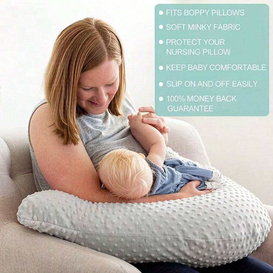 Bantal Menyusui dan Penopang Posisi, Cocok untuk Menyusui dan Memberi Susu Botol, Menopang Bayi, Saat Tengkurap, Menopang Saat Duduk, Dengan Sarung Poliester yang Dapat Dilepas, Kain Bermotif Polkadot - MultiWarna - View 1