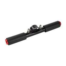 LYXM193-Barra de apoyo adicional - XM M365 / M365 Pro / M365 Pro2 - Barra para niños - Fundas de espuma - Con 2 luces laterales - 2 tornillos, fijación con un solo tornillo - Negro - Negro - Ver 5