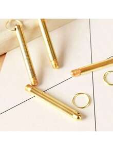 Conjunto de mini colheres de metal para limpeza de ouvidos com chaveiro, sem necessidade de bateria, estéril, ideal para viagens, escola, volta às aulas, item essencial para viagens e para casa, para limpeza de ouvidos. - Multicolorido - Ver 4