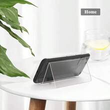2/12pcs Acrylic Business Card Holder, Transparent Card Display Stand, Desktop Card Organizer - Clear - View 7