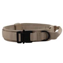 1 paquete de collares tácticos para perros con asas, collares para mascotas ajustables con hebillas de metal pesado, almohadillas de nailon suaves y transpirables, adecuados para perros medianos a grandes - Multicolor - Ver 35