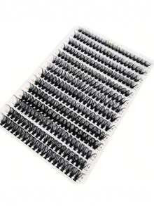 LIMEIKAI 280pcs 30D Curly 9-16mm DIY False Eyelashes, Natural & Lightweight, Delicate & Soft, Reusable, Suitable For Beginners For Daily, Date, Party, Music Festival, Halloween And Other Occasions - View 6