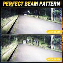 S&D H7 LED灯泡 25000流明 70瓦 H7 LED大灯 Canbus 汽车前大灯 雾灯 6000K 12V - A - 查看 6