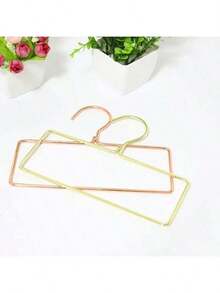 1pc/2pcs/5pcs/10pcs Nordic Style Golden Metal Clothing Rack, Multi-Functional Hanger For Clothes, Towels, Scarves - Gold - View 5