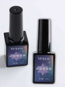 12ml Foil Transfer Lem Seni Kuku Kertas Bintang Bening Perekat Kuku Kuat Fungsi Gel Kaleng Suhu Rendah Aksesoris Alat Dekorasi Manikur - MultiWarna - View 8