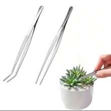 Multifunctional Stainless Steel Tweezers, Long And Durable Clamps, Suitable For Pet Feeding, Outdoor Bonsai, Repair, BBQ, DIY Jewelry Making, Aquarium Cleaning - Tweezers - View 9
