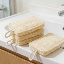 Paño de cocina de pulpa de madera natural de luffa - Poderosa herramienta de limpieza de cocina, absorbente y quitamanchas, de doble uso como esponja y estropajo - Multicolor - Ver 7