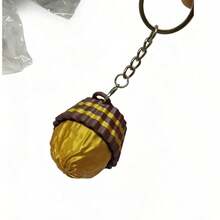 New Creative Chocolate Keychain - Cupcake Shaped Stress Relief Hanging Accessory - Finger Clicker Backpack Charm - Realistic Gold Foil Chocolate Shaped Squeeze Toy, Gift For Friends Birthday - Multicolor - View 8