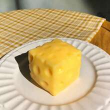 超大号柔软可爱芝士慢回弹可塑形创意豆腐球挤压玩具，减压神器，生日完美礼物，理想礼物，惊喜礼物，节日礼物，季节礼物 - 彩色 - 查看 11