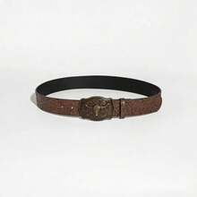 Curea vintage Western Cowboy, potrivită pentru purtare zilnică - Maro - Vizualizare 7