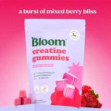 Bloom Nutrition Creatine Gummies - Energy, Cognitive Health & Post-Workout Muscle Recovery Promotes & Muscle Improves - Creatine For Women - 3PCS - View 5