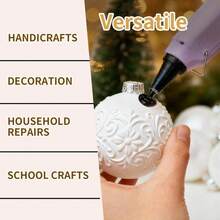 SUNFATT Black Hot Glue Sticks,(30 Pcs) 0.43" X 7.9" Full Size Glue Sticks Perfect For Hot Glue Gun,Easily Create And Bond Crafts On Wood,Plastic,Glass,Flowers,Fabrics,Foam,Jewellery. - ColorA - View 5