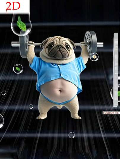 1pc Cute Cow Holding Heart "Fragrance-Free" Car Air Vent Clip, 2D Acrylic Car Diffuser, Fragrance-Free, Add Your Own Scent