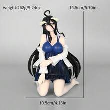 New Albedo Kneeling Anime Girl Figure, Overlord PC Case Desktop Ornament Prize Figure - 跪姿雅兒貝德[袋裝] - 查看 8
