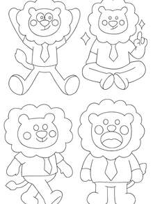 Water Soluble Embroidery Patterns Stabilizers - Pre-Printed Funny Cat, Lion, Pig & Duck Designs - Stick & Stitch Embroidery Paper For Hand Sewing Lovers - A255 - View 13