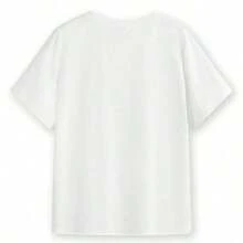 Men's Size T-Shirt, Loose And Breathable T-Shirt; African-American Woman Betty Wearing Brand Apparel; DTF Heat Transfer PNG Sublimation Pattern - Trắng 1 - Xem 5