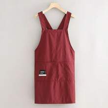 1pc Sleeveless Criss-Cross Apron, Made Of Polyester Fiber, Household Kitchen Cooking Workwear - Multicolor - View 6