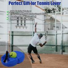 Bộ dụng cụ tập luyện bật nảy cho tennis, thiết bị dành cho người lớn và người mới bắt đầu tập luyện tennis một cách độc lập. - Nhiều màu - Xem 7