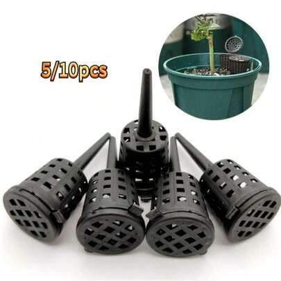 5/10个装跨境新款带盖肥料篮，便携式根系肥料盒，水生植物肥料篮，便携式肥料篮