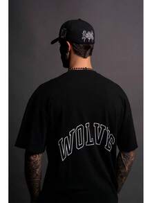 DARCSPORT & Gold's Gym Collaboration Tee Breathable Cotton Short Sleeve Workout Tops For Men Women - Black and White - View 5