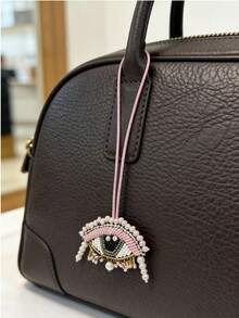 Handmade Beaded Evil Eye Car Hanging Ornament, Lucky Amulet Pendant, Bohemian Style Rearview Mirror Decor, Protective Home Decor Gift - Multicolor - View 4