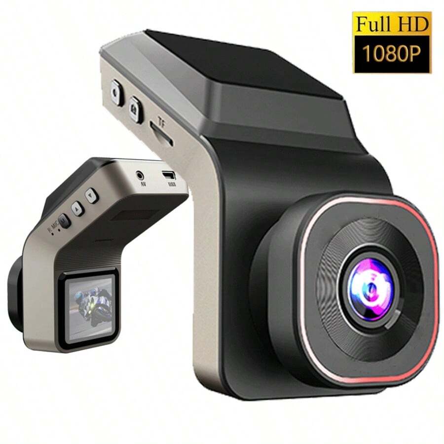 Car Dash Cam, 1080P Ultra HD, Front Camera, Free 8GB SD Card, Night Vision,  G-Sensor, Motion Detection, Motion Sensor, Perfect Gift For Men - Máy ghi âm dán, một ống kính - không kèm thẻ nhớ - Xem 1