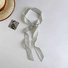 女士波点围巾，时尚百搭，适合日常佩戴 - 彩色 - 查看 6