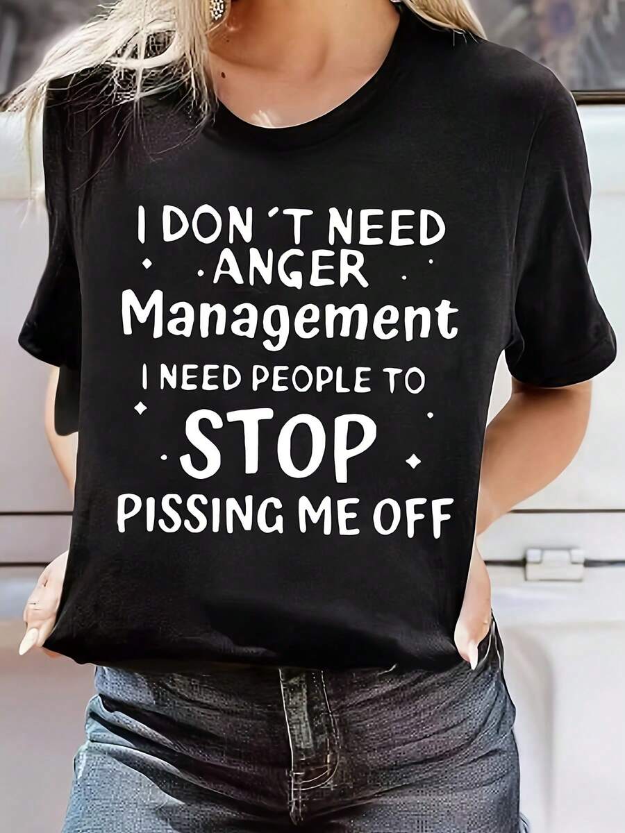 Women T-Shirts - Black - View 1