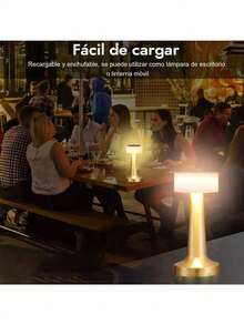 Lámpara De Mesa Para Restaurante Ambiente Ambiente Led - Dorado - Ver 6