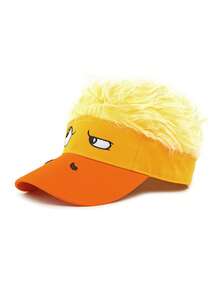 Mũ lưỡi trai unisex thêu hình hoạt hình ngộ nghĩnh, chất liệu lông mềm mại, kiểu dáng cầu vồng, đa năng, phù hợp cho cả mặc hàng ngày và dự tiệc. - nhiều màu - Xem 9