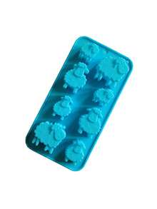 1个/2个/3个装 8孔绵羊造型巧克力模具，硅胶材质，适用于制作糖果、饼干、果冻、布丁和糕点，烘焙模具，烘焙工具，厨房小工具，厨房配件，母亲节礼物 - 1 pc - 查看 4