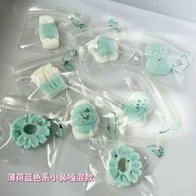 1个2026新款软绵绵薯片造型挤压玩具，柔软慢回弹减压玩具，菠萝小猪糖果袋挂件水果挤压玩具，减压小工具，袋挂件 - 彩色 - 查看 9
