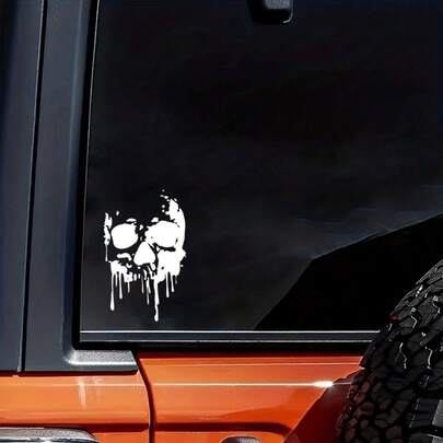 Skull Pattern Decals, Suitable For Car Stickers, Motorcycle Decorations And Exterior Decorations, Including Cute Car Decals