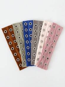 1/3 chiếc băng đô kim loại kiểu Châu Âu và Mỹ mới, băng đô rộng bản co giãn thời trang bắt mắt, phụ kiện tóc phong cách Punk, băng đô điều chỉnh được cho trang phục mùa hè của nữ, băng đô đi biển, du lịch, sinh nhật. - Nhiều màu - Xem 2
