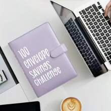 Sổ tay thử thách tiết kiệm 100 ngày năm mới 2026, sổ ghi chép ngân sách với phong bì đựng tiền xu, phương pháp tiết kiệm đơn giản và thú vị kèm 100 phong bì tiền mặt. - đen - Xem 11
