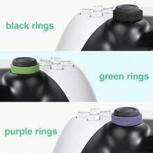 Controller Thumb Grip Set With 6 Precision Rings & 2 Anti-Slip Silicone Caps (High & Medium Sizes), Professional Gaming Gear Ideal For Game Enthusiasts & Better Gaming Performance - Xem 5