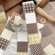 Bộ sticker chấm bi phong cách cổ điển, tông màu pastel và tự nhiên, đã được cắt sẵn tiện dụng, thích hợp cho sổ lưu niệm, nhật ký, thiệp, sổ kế hoạch, bullet journal, trang trí thủ công cho người lớn và thanh thiếu niên, vật dụng trang trí dùng một lần. - Nhiều kiểu dáng - Xem 13