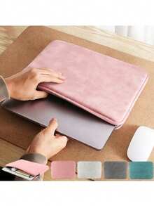 Laptop Sleeve Bag Suitable Compatible With MacBook Air Pro 13/13.3/14/15.4/15.6 Inch Notebooks, Also Fits Other Laptops, Portable Protective Case - View 2