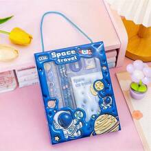 6pcs/Set 3D Cartoon Stationery Set, Including Pencil, Eraser And Ruler, Gifts For Learning, Christmas And Other Holidays. Stationery Gift Box Set, Back To School Season Gift - Sets - View 10