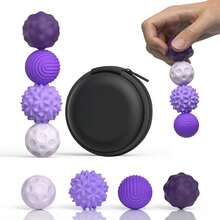 4/6/8/12pcs Magnetic Sensory Fidget Balls, Silicone Shell, Stress Relief Toys, Suitable For Adults And Teenagers, Relieve Hand Pressure, Alleviate Anxiety, Especially For Autism, ADHD, Anxiety Patients, Unisex Christmas Gift, Fun Stress Relief Magnetic Balls, Adult Hand Massager Gift, Suitable For Thanksgiving, Birthday, Christmas And Other Occasions. - 8 chiếc màu đen - Xem 11
