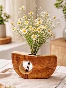 1pc Geometric Hollow Flower Vase, Modern Home Decor/Desktop Ornament - Multicolor - View 2