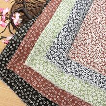 1pc Linen Plum Blossom Printed Fabric, Linen Plaid Fabric For Sewing, DIY Crafts, Bows, Clothing, Sofa Pillows, Tablecloths, Home Decor - Multicolor - View 5
