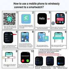 2.01英寸全触控硅胶表带智能手表，男女通用运动健身追踪器，拥有100多种运动模式、无线通话、遥控拍照、音乐控制、闹钟、天气预报、显示屏、180mAh电池——适合作为礼物送给男士、女士、朋友、爱人、家人 - 金色 - 查看 11