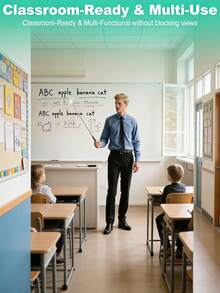 Que đọc ngón tay thu gọn, que chỉ đôi màu sắc có thể kéo dài dùng để giảng dạy, que chỉ giảng dạy đa màu cho giáo viên, dụng cụ hỗ trợ đọc và giảng dạy - Nhiều màu - Xem 4