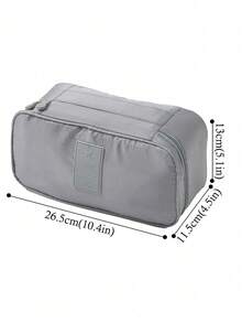 Một túi đựng đồ vệ sinh cá nhân du lịch xách tay 9,4 inch kèm ngăn đựng đồ lót. Tiện lợi và thiết thực, có thể sắp xếp quần áo và đồ dùng cá nhân. Được làm từ vải chống thấm nước, có thể đựng đồ vệ sinh cá nhân, tã bỉm, v.v. Một món quà du lịch hoàn hảo theo phong cách Bohemian. - Xem 11