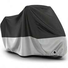 All-Season Waterproof Motorcycle Cover - UV Protection, Rain/Snow/Dust Resistant, Lock Hole, Universal Fit - Multicolor - View 17