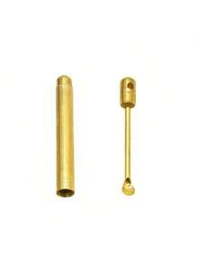 Conjunto de mini colheres de metal para limpeza de ouvidos com chaveiro, sem necessidade de bateria, estéril, ideal para viagens, escola, volta às aulas, item essencial para viagens e para casa, para limpeza de ouvidos. - Multicolorido - Ver 9